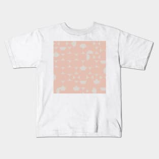 Cozy Shapes / Modern Geometry in Blush Kids T-Shirt